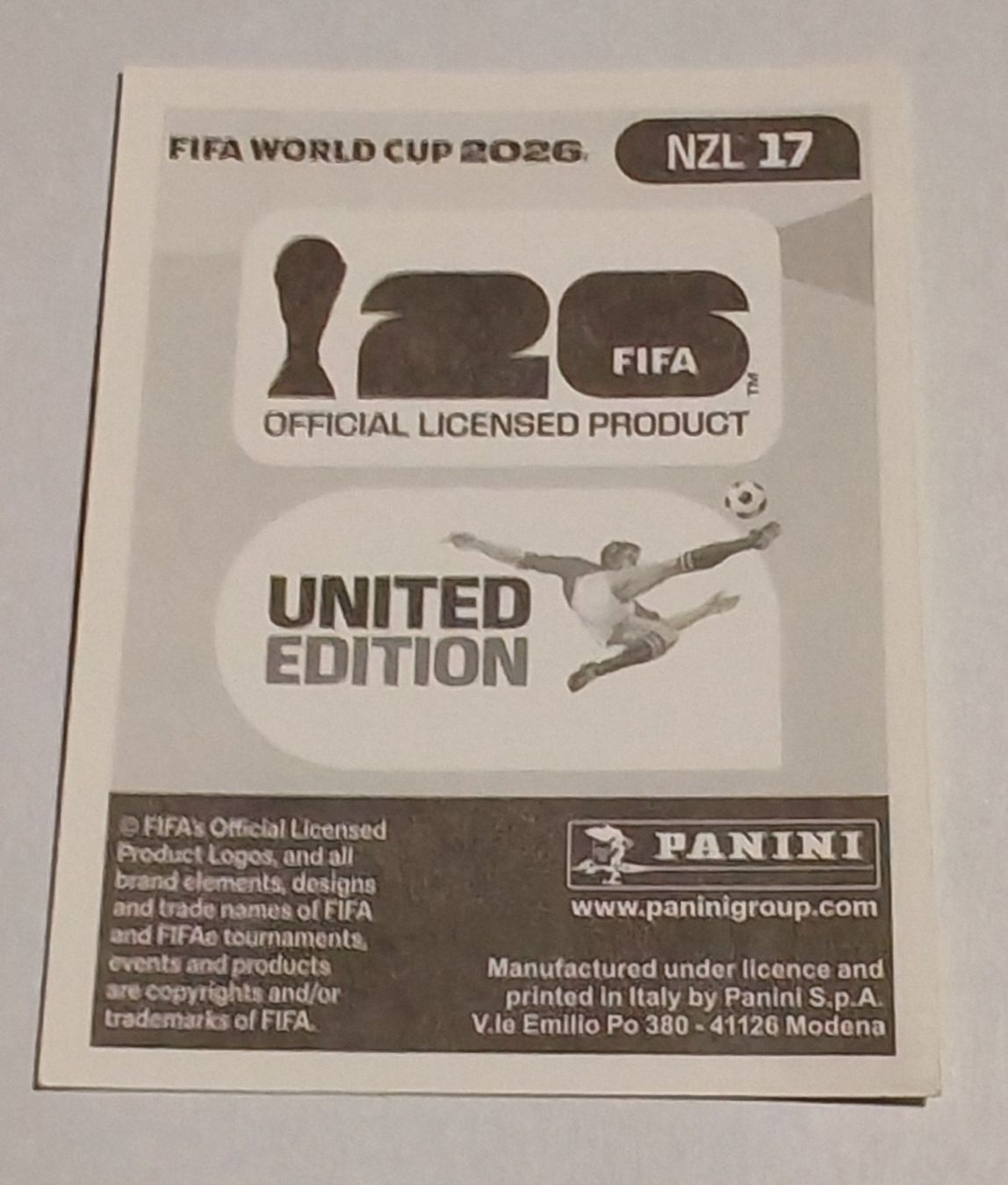 Panini Carte collezionabili: Chris Wood - NZL 17 – Nuovo (secondo la descrizione) da Rietheim venduto da Squaley 1