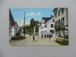 Karte Ansichtskarte Laupen ZH 1929 Dorfstrasse mit 2 Pöstler