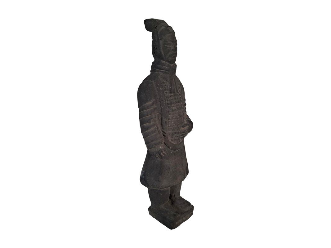 Statuette: Dunkle Nachbildung eines Terrakotta Krieger – Usato da Wil SG venduto da Restwert_Wil 2