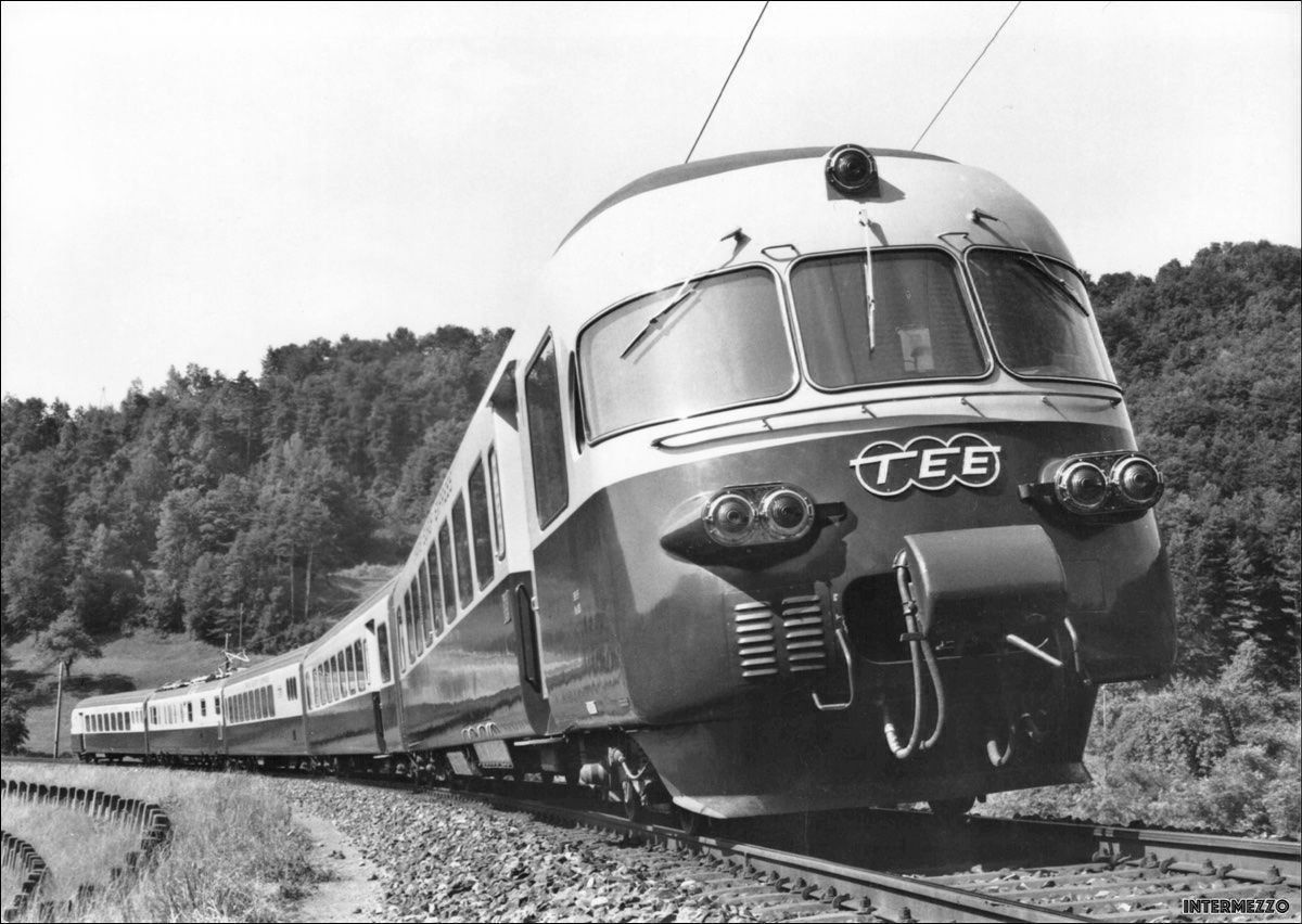 Cartoline postali: Bahn // TEE // Typ RAe 1051 – Usato da Basel venduto da intermezzo12