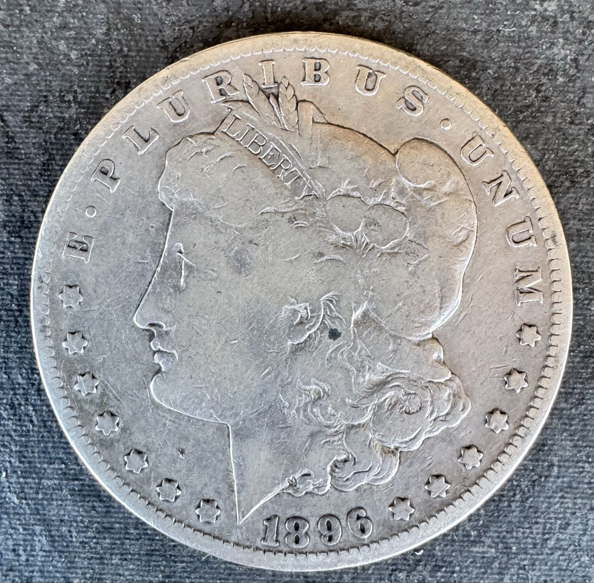 Tutti le monete: Morgan Dollar 1896 S – Usato da Meilen venduto da coins4sale