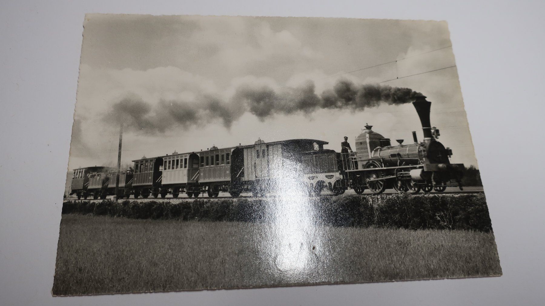Cartoline postali: Hundert Jahre Schweizer Eisenbahnen. Brötli bahn – Difettoso da Cormoret venduto da Pascalll2001 1