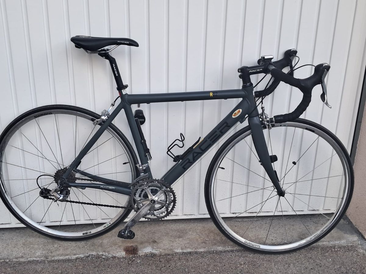 Biciclette: Vélo de route gris de la marque Racer – Nuovo (secondo la descrizione) da Bulle venduto da Sammobil 7