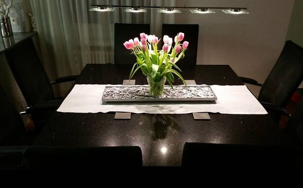 Tables: Esstisch Granit-Glitzer / Edelstahl - Einzigarzig – D'occasion à Schaffhausen par DrNo8088 1