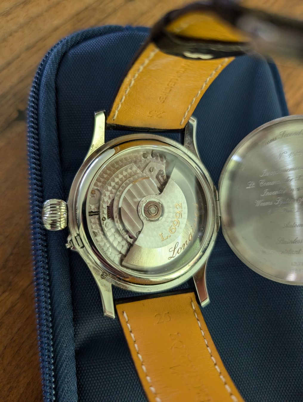 Longines Orologi: Longines Weems Second-Setting Watch – Usato da Meggen venduto da banduga 4