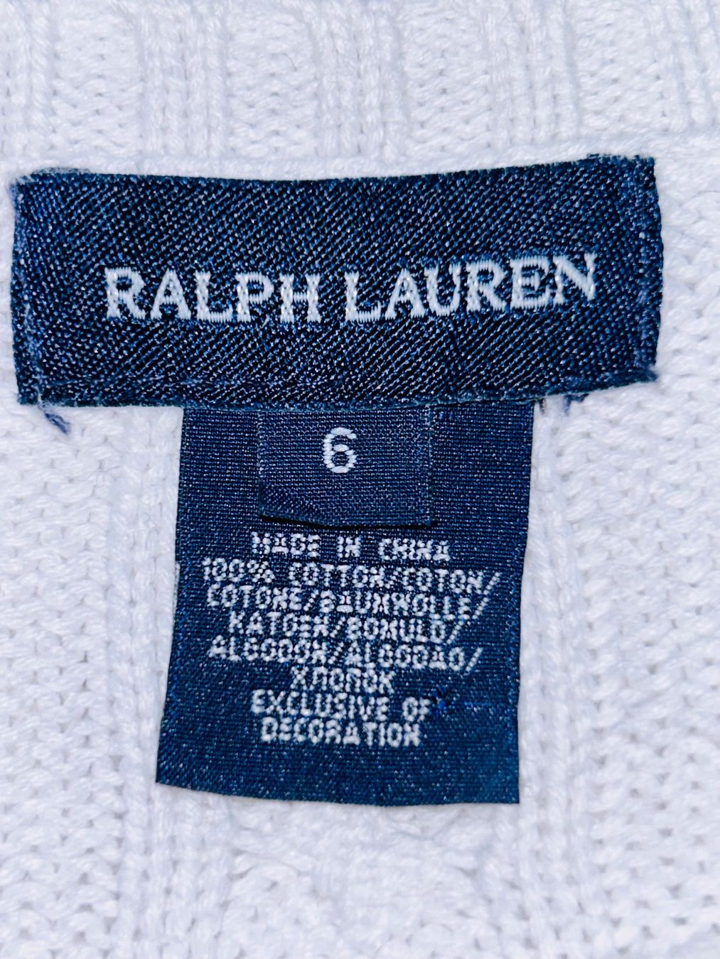Ralph Lauren Maglioni & Felpe: Ralph Lauren girls sweater pullover Mädchen 6 Y – Usato da Kilchberg ZH venduto da malibubeach 5