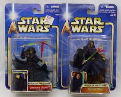STAR WARS ATTACK CLONES LUMINARA UNDULI + BARRISS OFFEE 2002