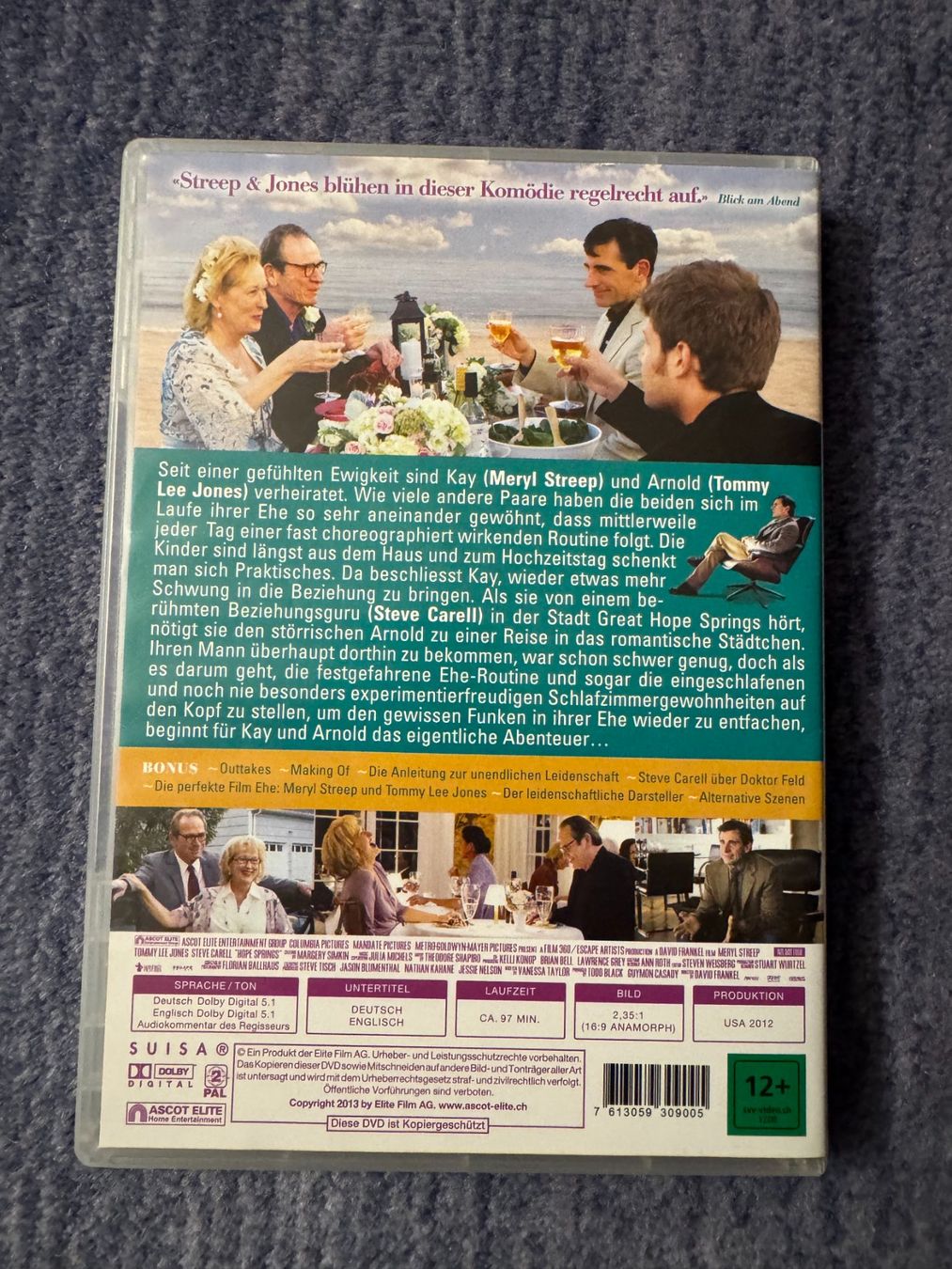 Tutti i DVDs: DVD Hope Springs – Usato da Winterthur venduto da Malve00 1