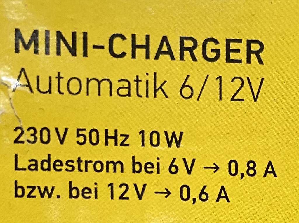 Caricabatterie: Batterieladegerät Automatik 6/12V – Nuovo e nell'imballaggio originale da Dietikon venduto da inf_xq5h 2