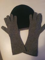 Set invernale: berretto e guanti cashemere double color