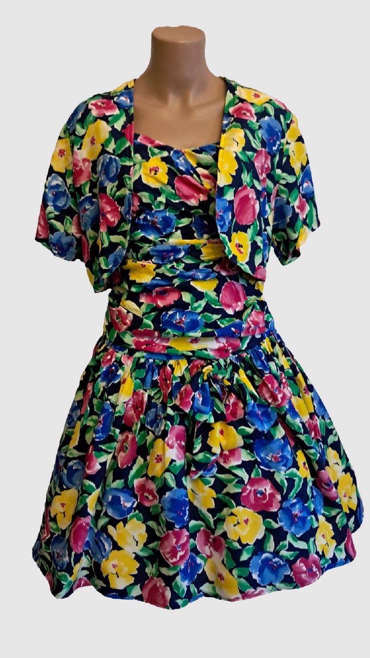 Vestiti: Sommerkleid mit Jacke Gr. XL – Usato da Uerikon venduto da Jeanne04
