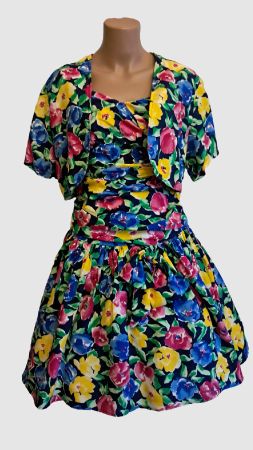 Sommerkleid mit Jacke Gr. XL