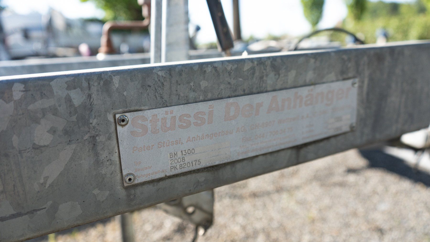 Stüssy Rimorchi: * Stüssi BM 1300 * – Usato da Wohlenschwil venduto da Powersports_CH 3