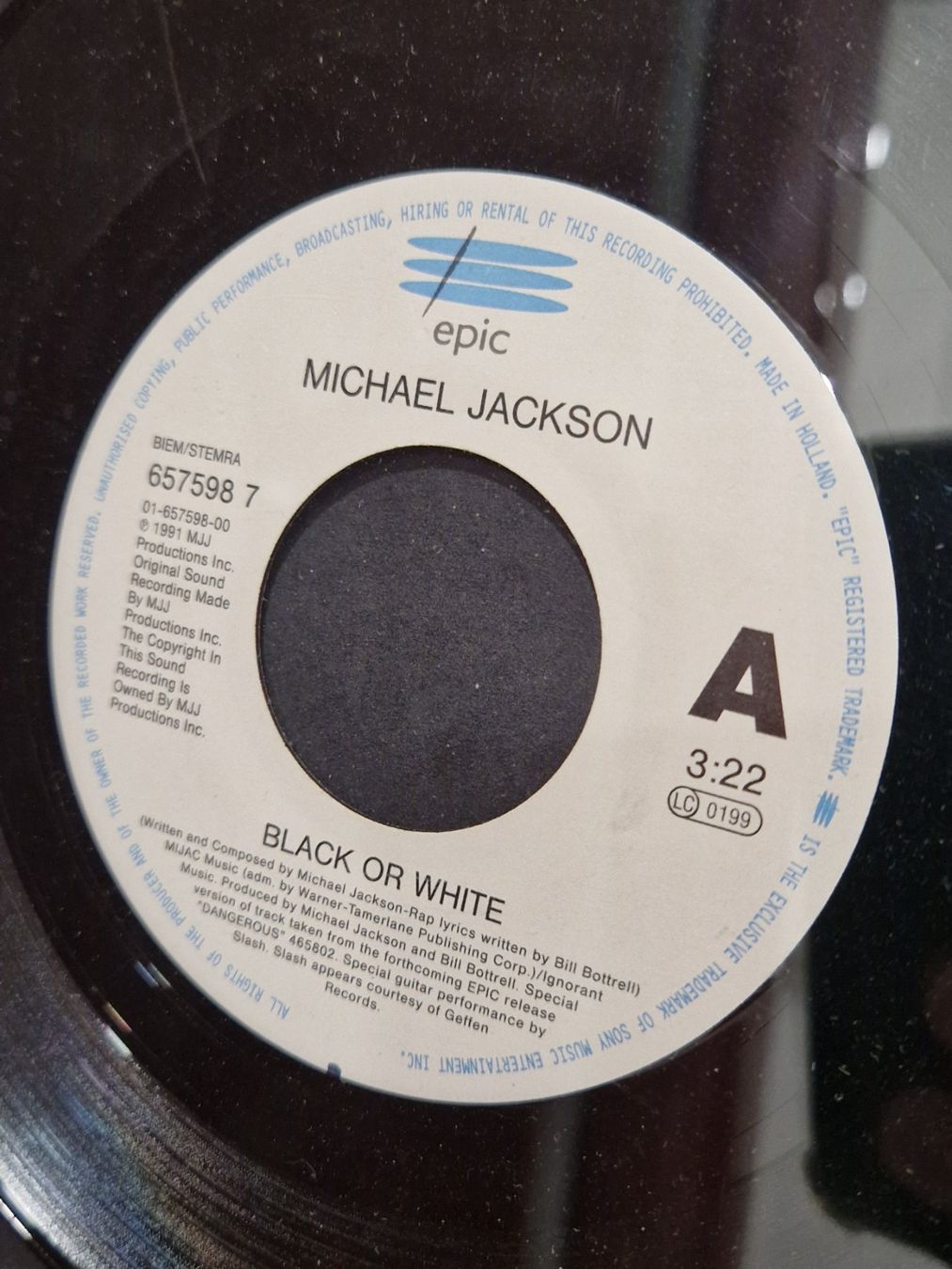 Dischi in vinile: Michael Jackson Black or White Vinyl – Usato da Stetten SH venduto da ExtremMIB 3