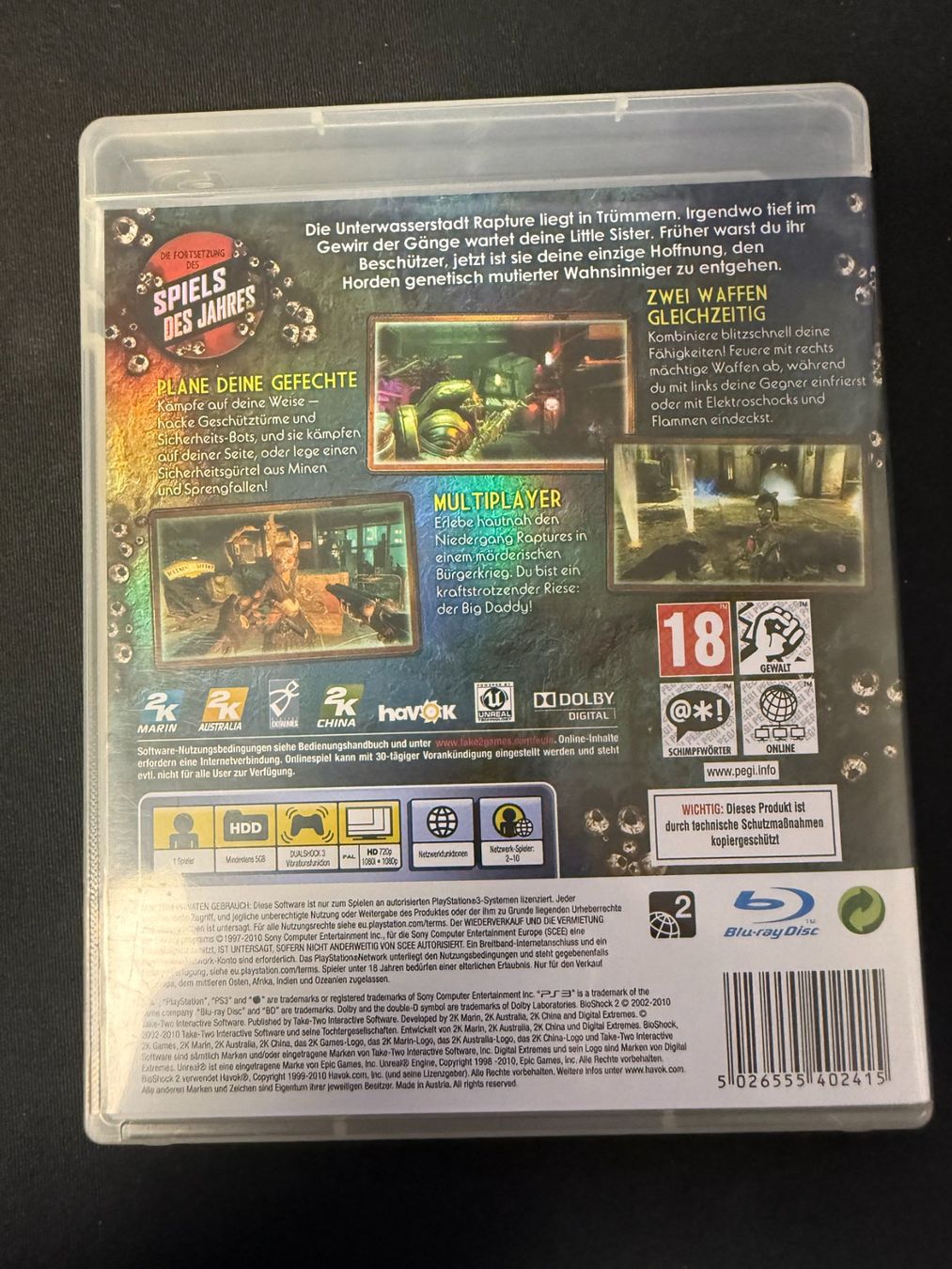 Sony Jeux: Bioshock 2 - PS3 – D'occasion à Pont-de-la-Morge par Darfal 2