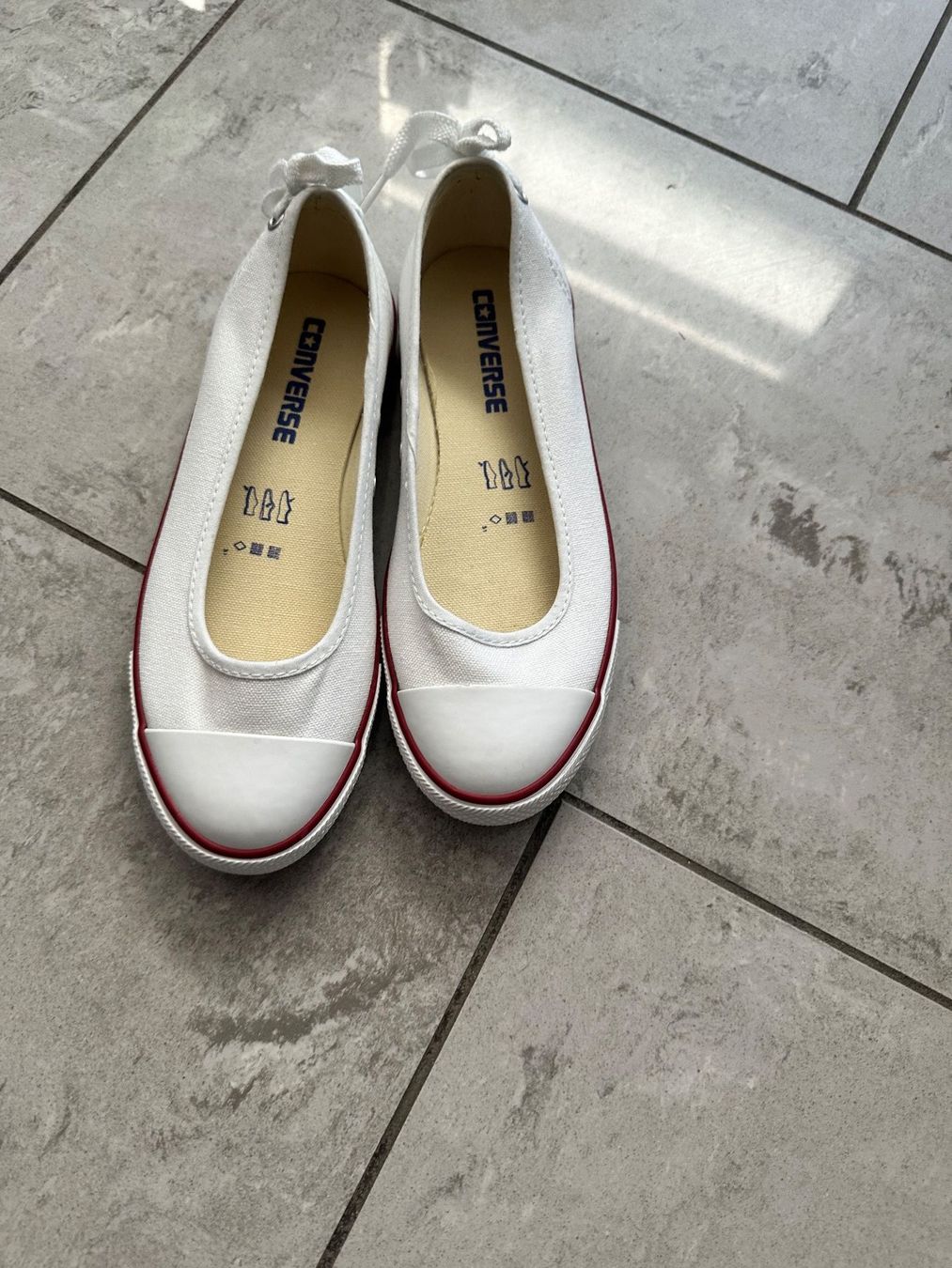 Converse Scarpe da donna: Converse Ballerina weiss Gr. 36 NEU – Nuovo e nell'imballaggio originale da Bolligen venduto da chaetzli1133 6