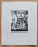 Exlibris Joszef Diveky - Original Radierung 1917 signiert