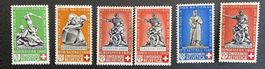 Pro Patria 1940  Einzelmarken