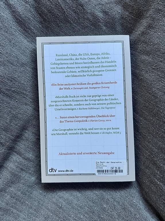 Libri: Die Macht der Geographie von Tim Marshall – Usato da Speicher venduto da leu_j5kh 1
