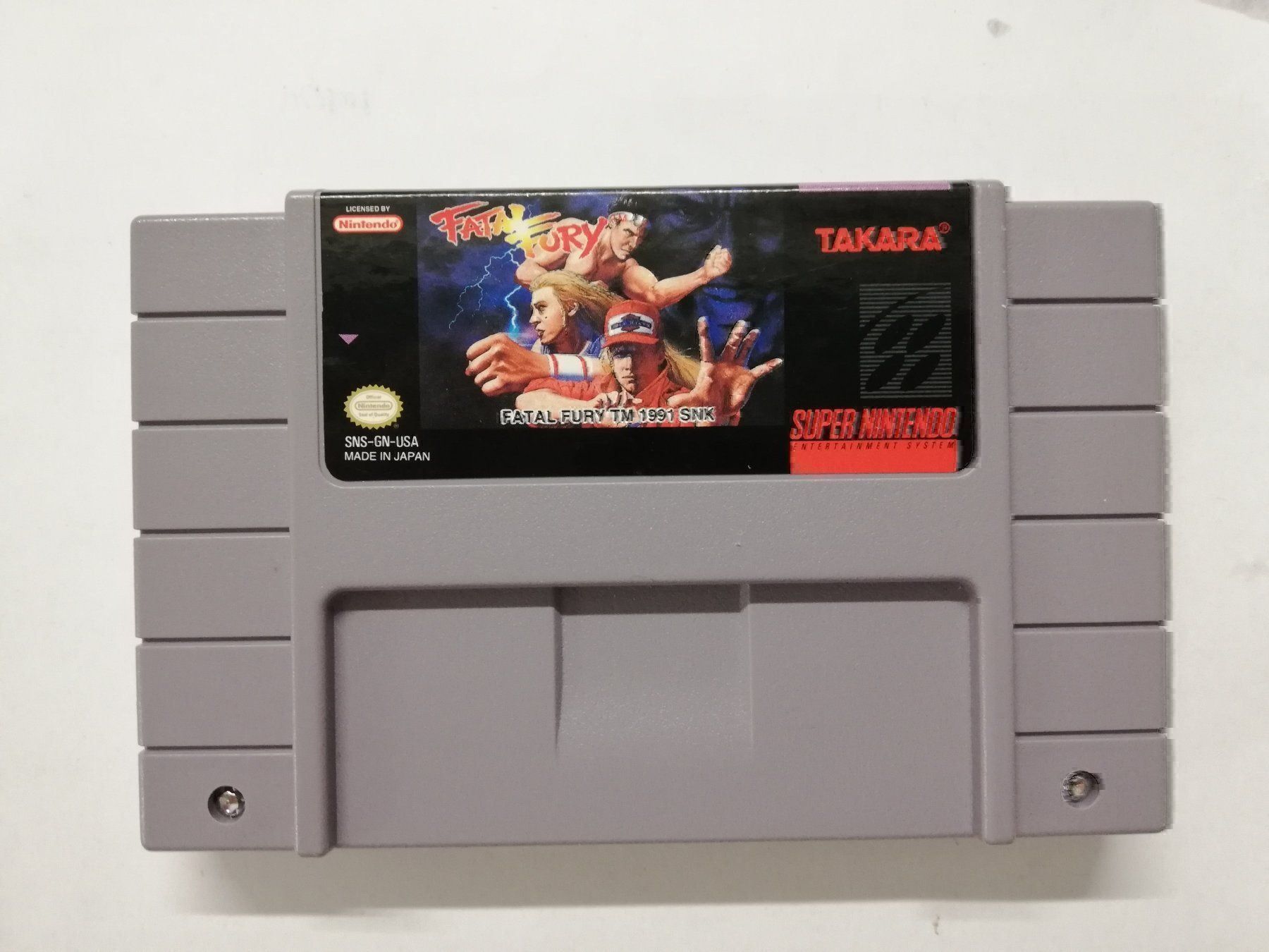 Nintendo Giochi: Fatal Fury / NTSC-U / SNES Super Nintend – Usato da St. Gallen venduto da zorro_dc