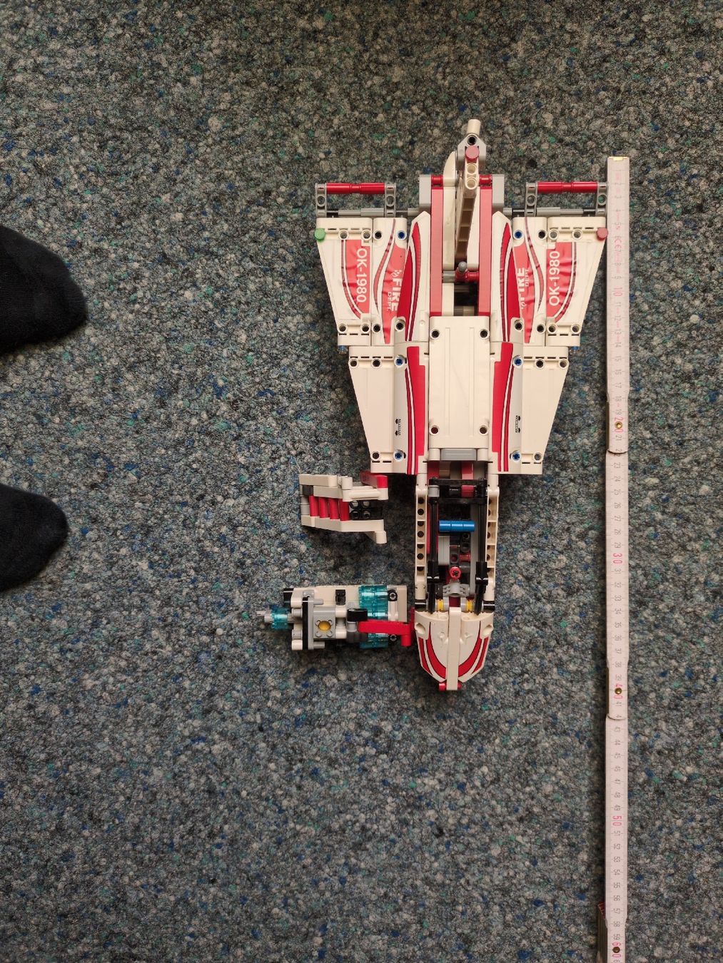 Lego Giocattoli: Legotechnik Flugzeug (Jet) – Usato da Aadorf venduto da zuf06