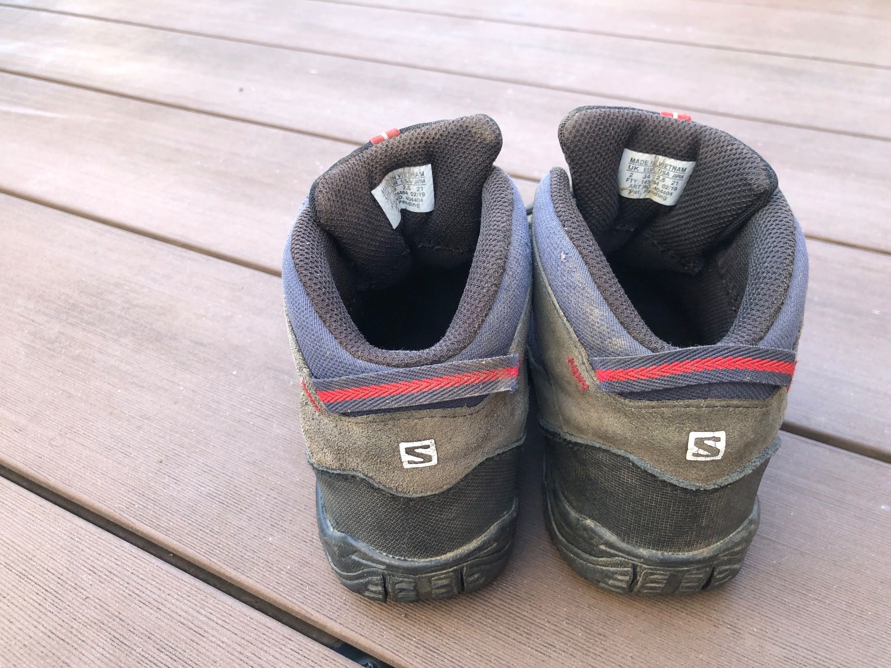 Salomon Scarpe per ragazzi: Salomon Trekkingschuh Gr. 34 – Usato da Trogen venduto da jtilady 2