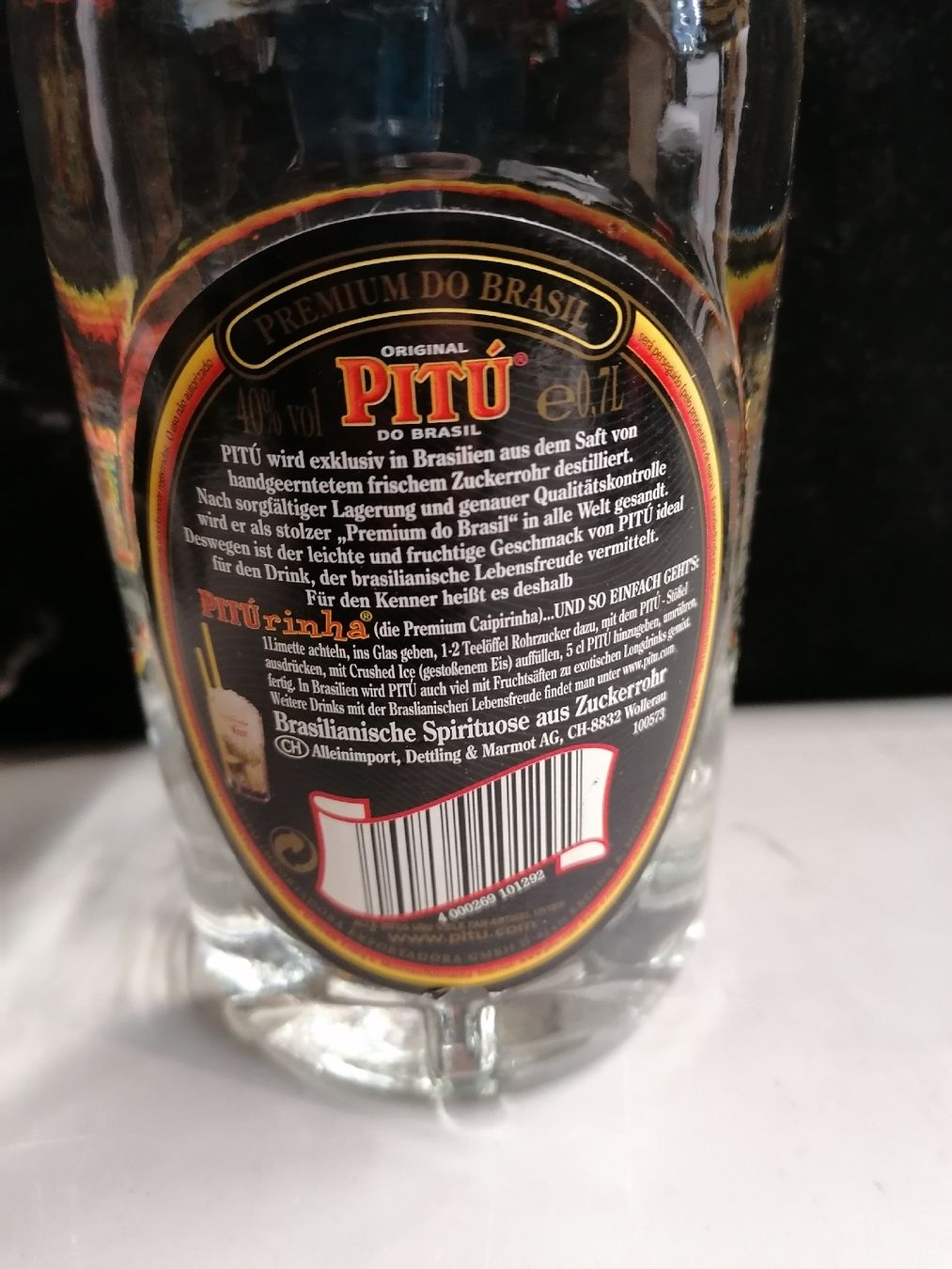 Spirituosen: Bouteille Pitu, boisson brésilienne 0.7L 40% vol – Gebraucht aus Genève von Leboucheoreilles 5