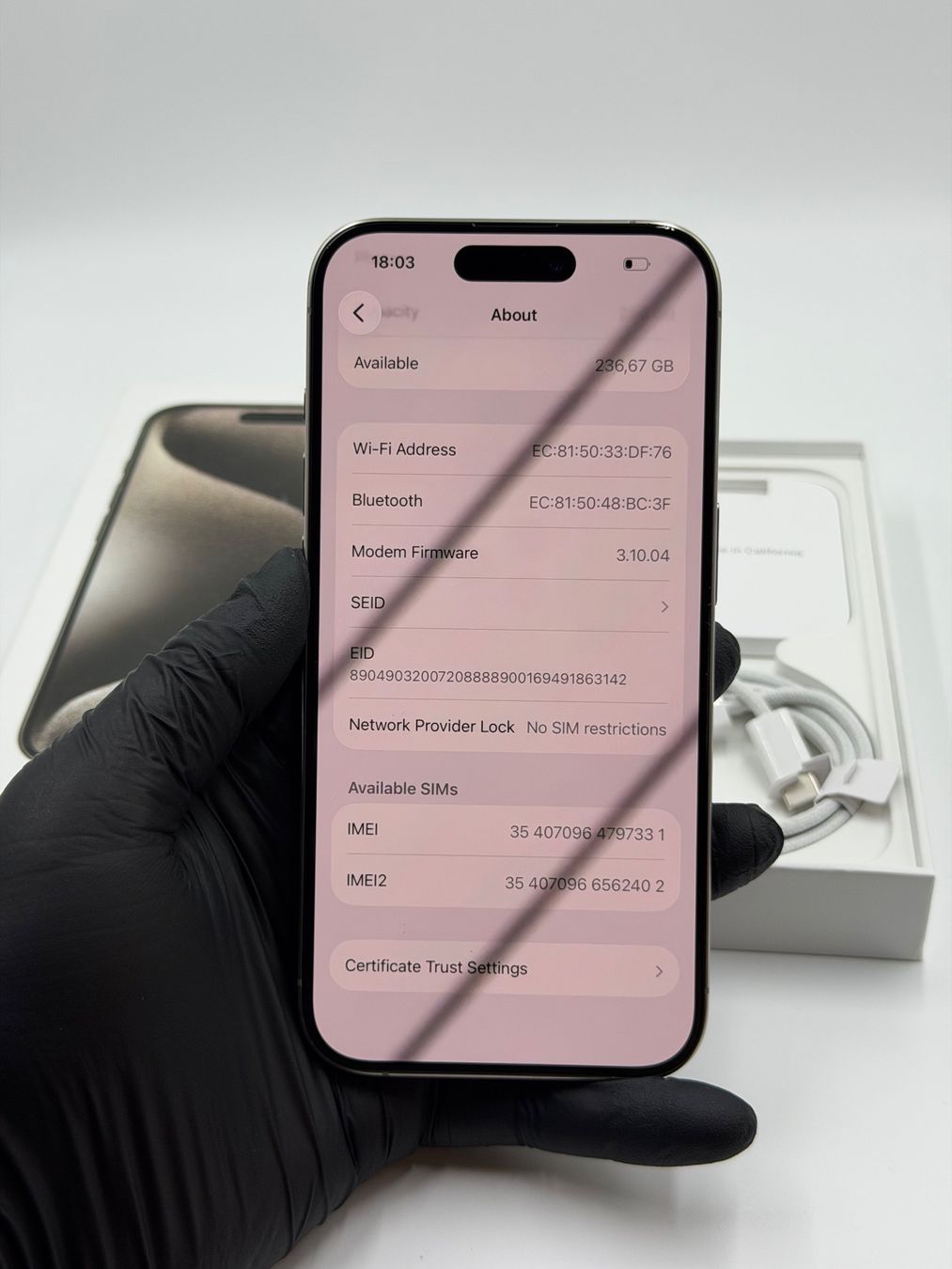Apple Telefoni cellulari / Smartphones: Apple iPhone 15 Pro - 256 GB | Wie neu – Usato da Chur venduto da ReplaceHub 7