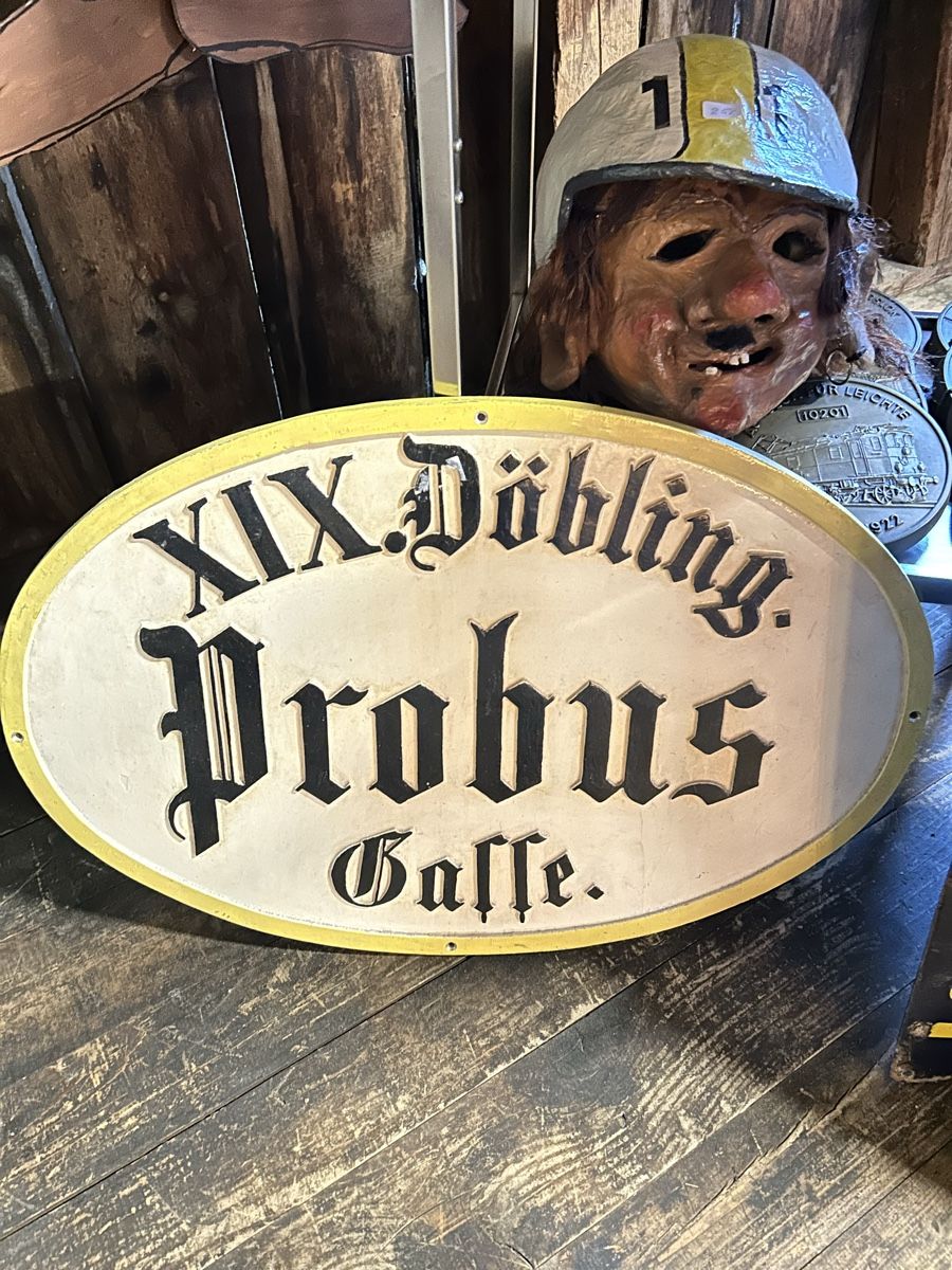 Insegne: Strassenschild Döbling probus gasse – Usato da Urnäsch venduto da montags-lager