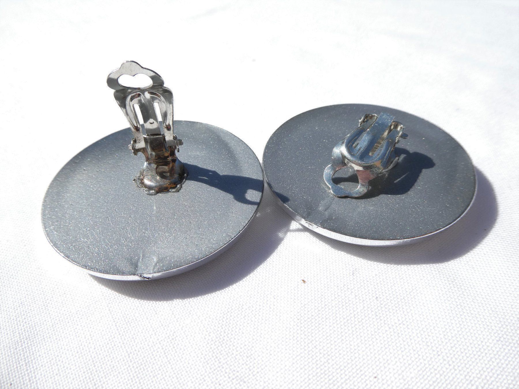 Boucles d'oreille: Grosse Vintage Ohrclips, Modeschmuck – D'occasion à Gattikon par kaandooh 2