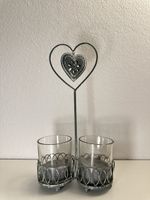 Romantischer Kerzenständer für 2 Kerzen