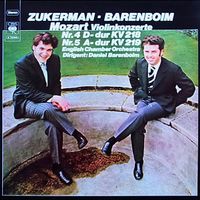 Mozart/Zukerman/Barenboim/English Chamber Orchestra: Violink
