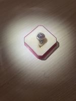 Bague ancienne rubis etoile argent massif 925