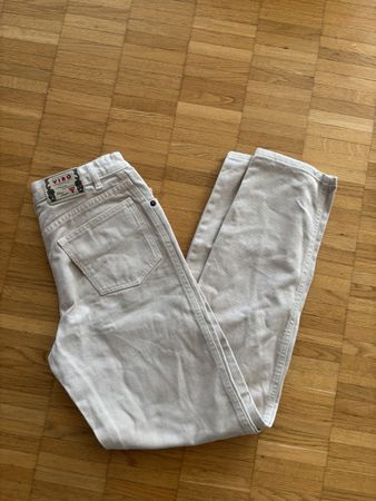 Made in Italy Vintage Jeans beige XS Original 70s / 80s