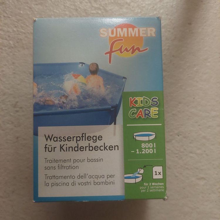 Wasserpflege F r Kinderbecken pool Kaufen Auf Ricardo