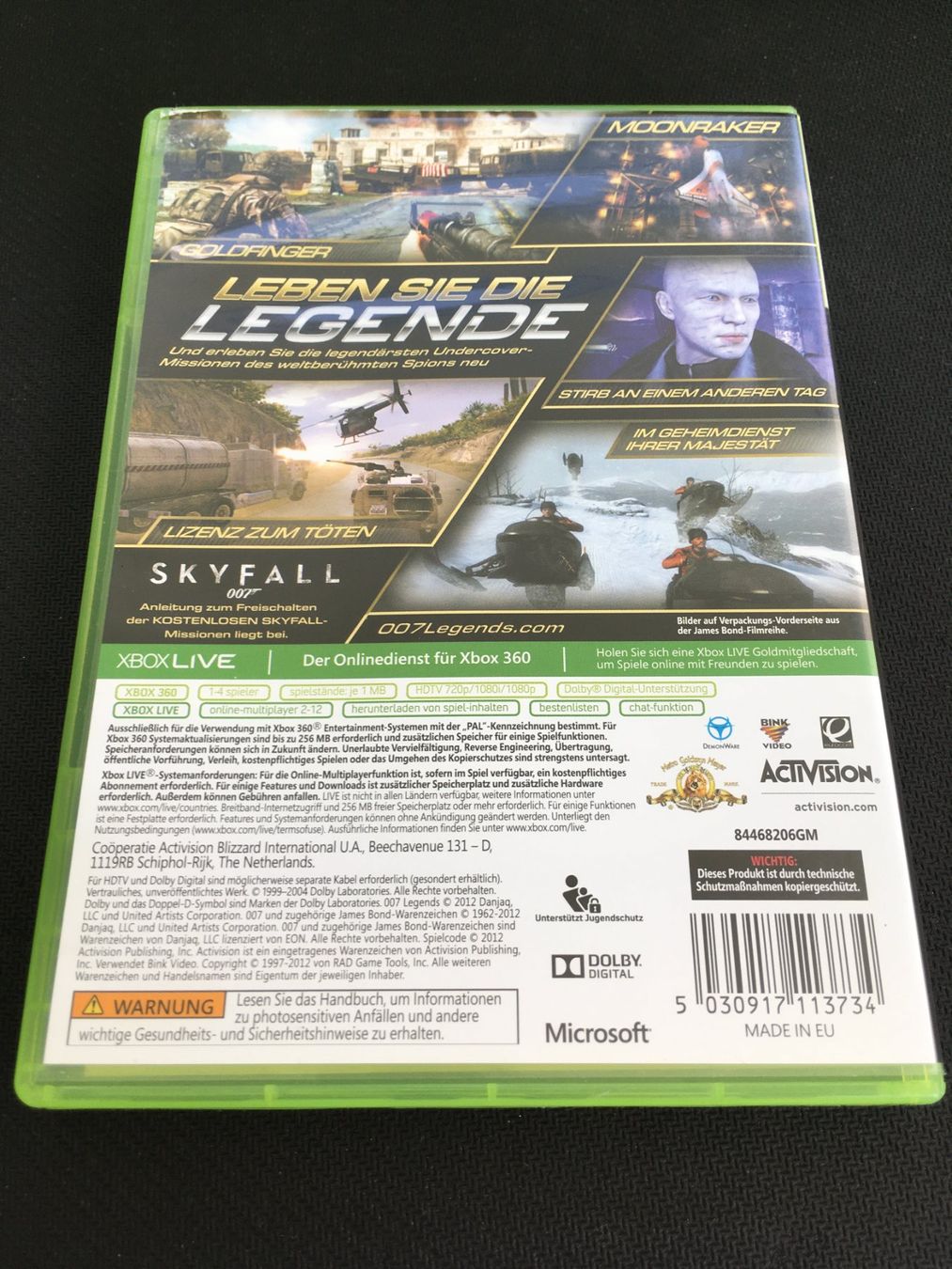 Microsoft Giochi: James Bond Legends - Xbox 360 Game – Usato da St.Gallen venduto da Punktchen01 1