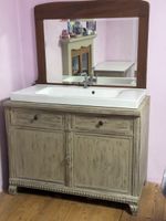 Mobile bagno vintage con specchio-Arredo bagno chic! (56)