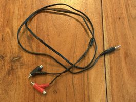 3,5-mm-Stereo-Klinke auf 2× Cinch-Kupplung | 1 m |