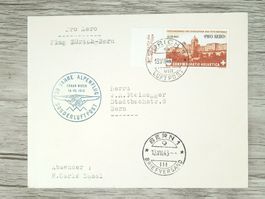 TR02 Enveloppe + Timbre Suisse 1943