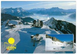 Leysin - 2 Bild AK