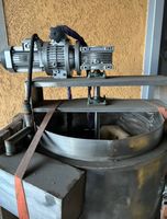 Mischmaschine mit Rührwerk (ursprünglich Röster) Chromstahl