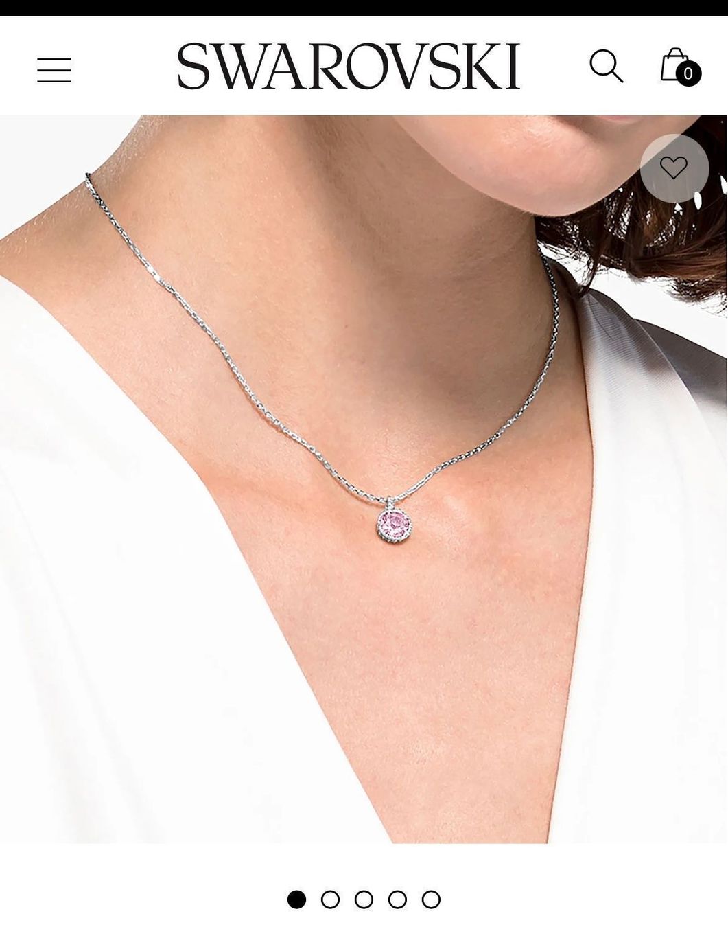 Swarovski Ketten: Swarovski Halskette Rosa – Neu (gemäss Beschreibung) aus Root von Fashionhomeandmore 5