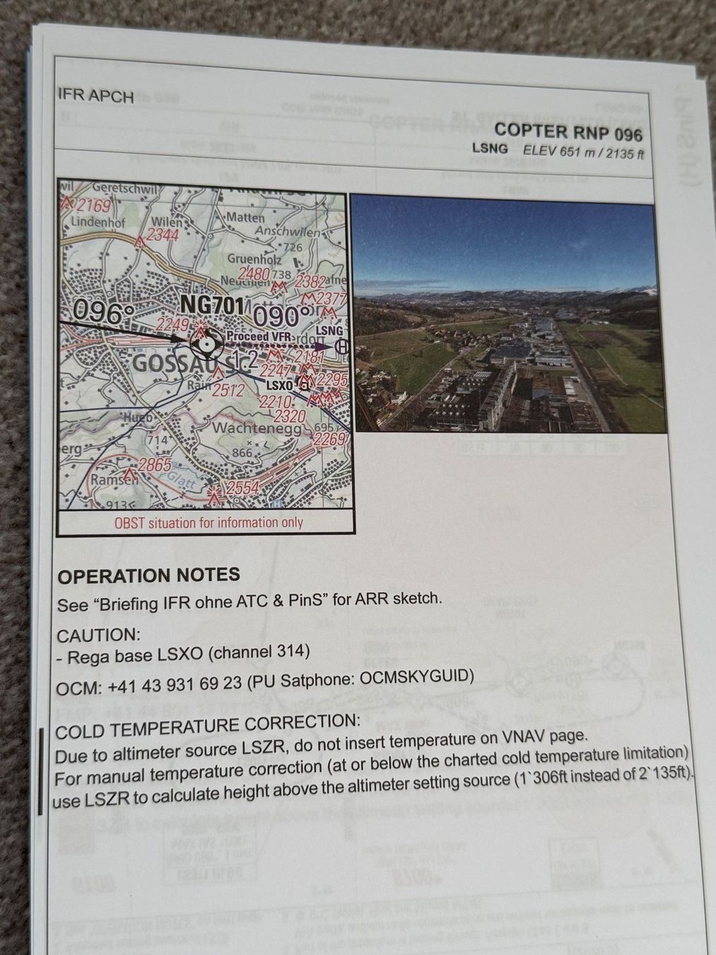 Libri: Anflugkarten Schweizer Luftwaffe – Usato da Brütten venduto da Hst1 9
