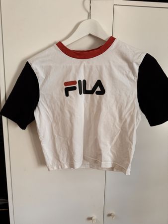 Weisses Fila Crop Top M