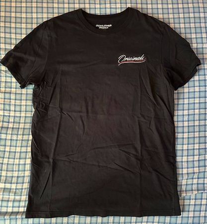 T-shirt bleu marine Jack & Jones Originals ? taille M
