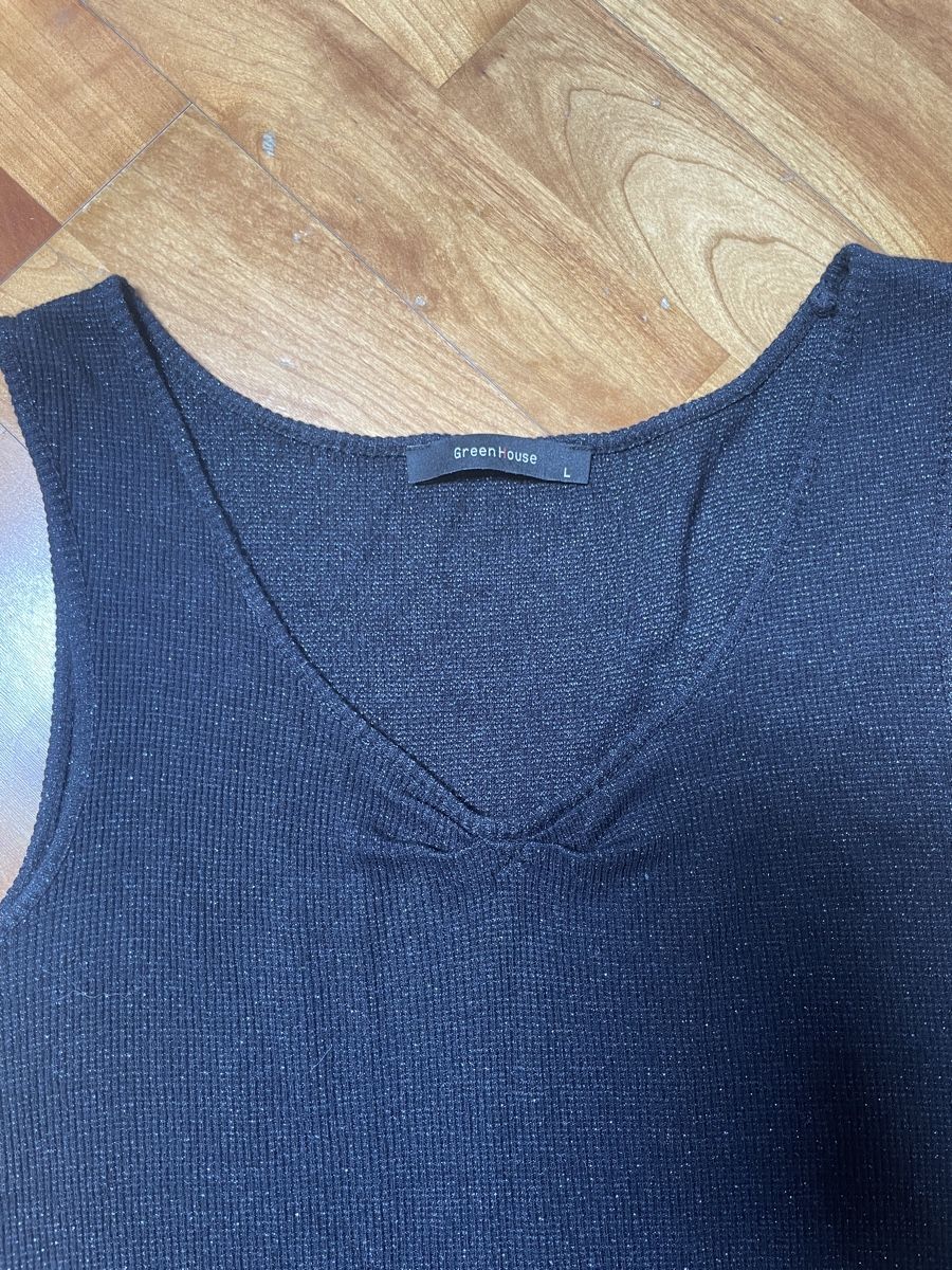 Tops: Sparkly Black Summer Tank Top, Size L – Neu (gemäss Beschreibung) aus Kriens von KathiC 1