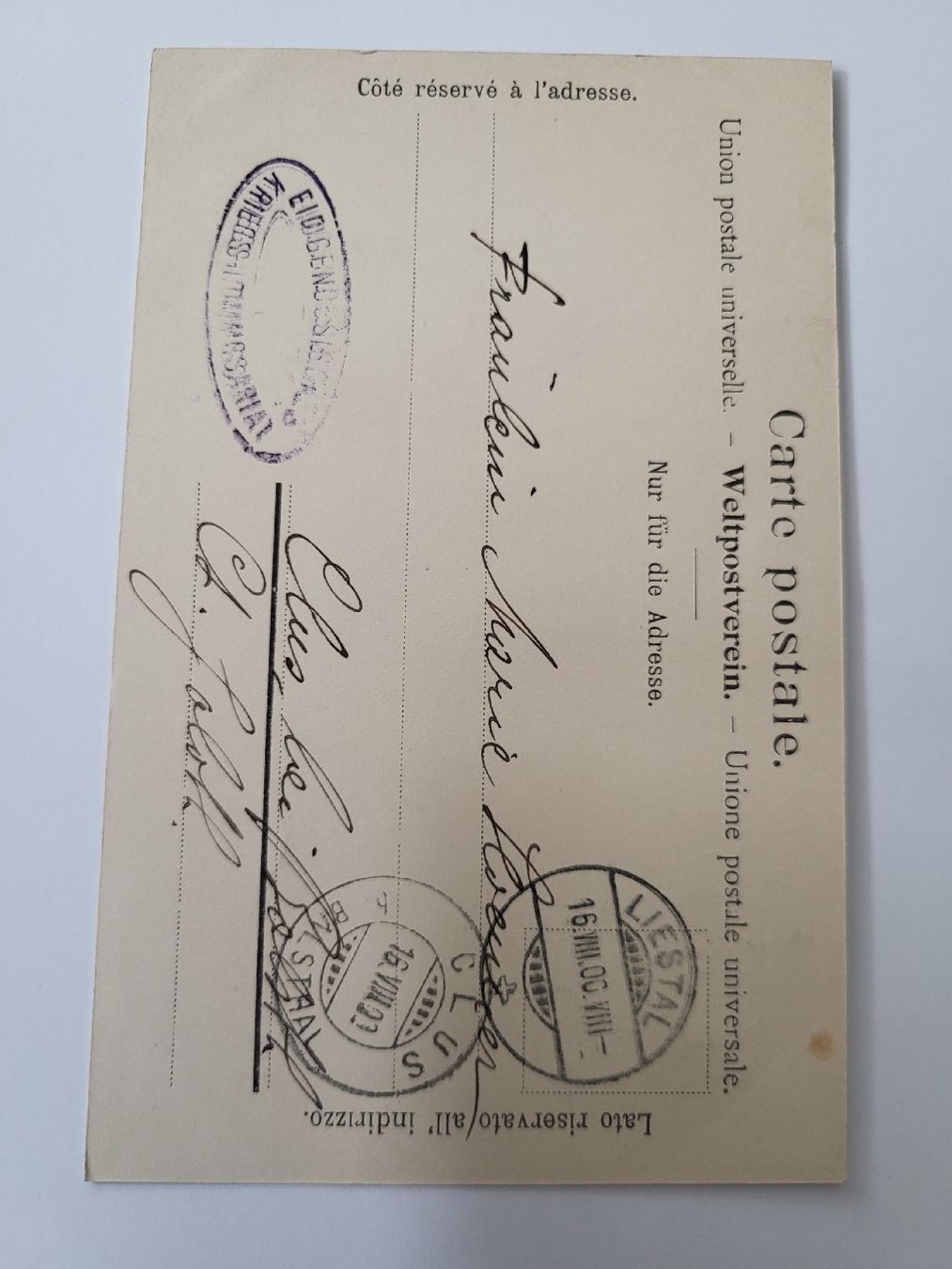Ansichtskarten: Ansichtskarte Bellelay 1908 mit Stempel gelaufen Box1 – Gebraucht aus nunningen von mic_88k2 1
