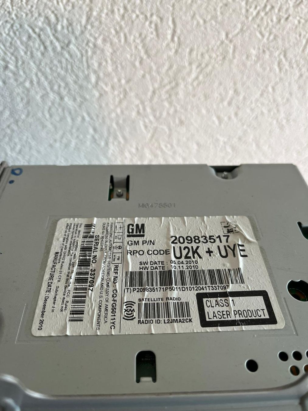 Chevrolet Tutti pezzi di ricambio auto: Radio CD Klima Einheit Bedienteil Camaro 2010-2013 – Usato da Windisch venduto da rsol22 5
