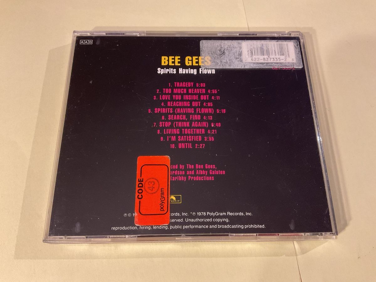 CD: Bee Gees - Spirits Having Flown CD - Top Zustand! – Usato da Steinach venduto da Quarkie 2