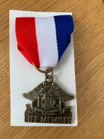 Harley Owners Group Life Member Medaille & Patch, 1993